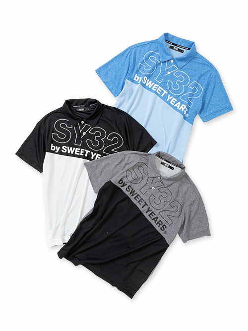 ポロシャツ SY32 by sweet years POLOシャツ 12221 ACTIVE BACK