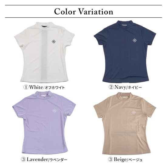 楽天市場】DOCUS ゴルフウェア レディース モックネック Tシャツ 半袖