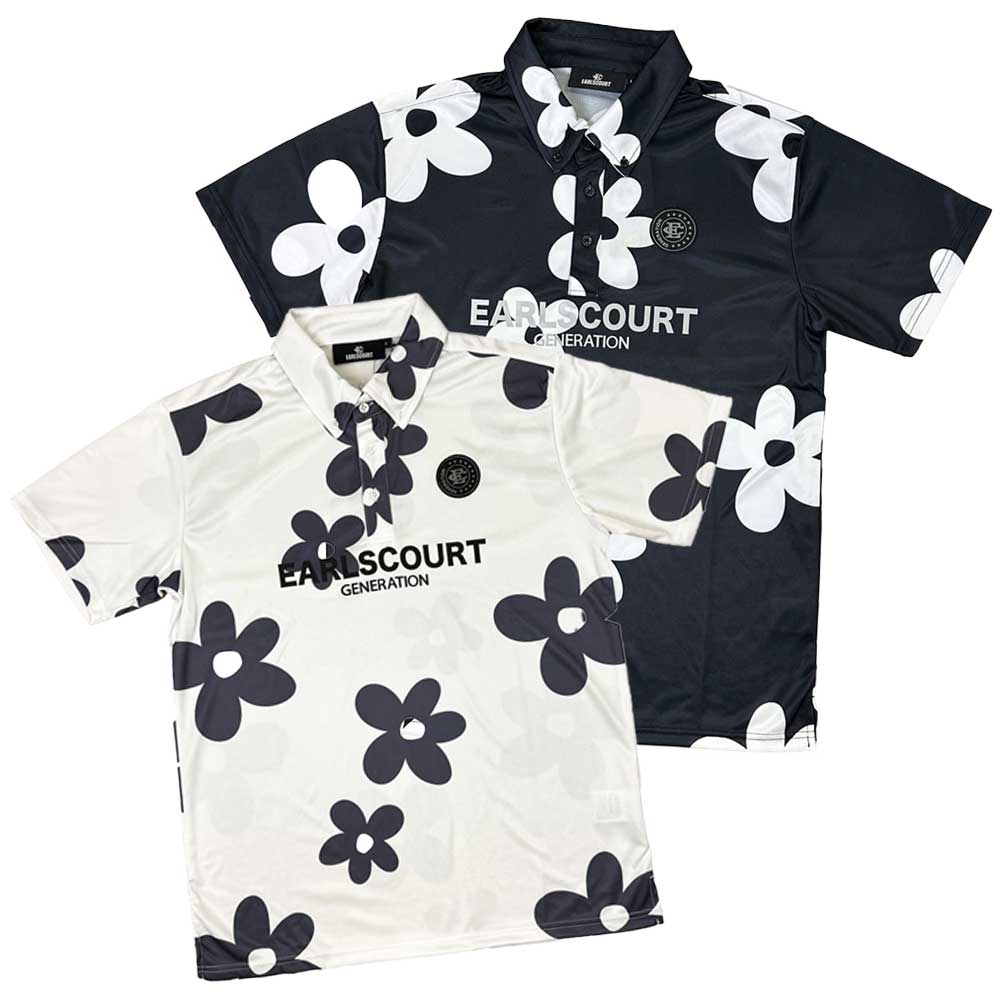 【~10%OFF引き換え証\u0026尖んがり最大限度10倍】EARLSCOURT アールズコート ゴルフお召しもの スポーツシャツ 半袖 メンズ かっこいい ブランド名 EC-G053【お取り寄せ】