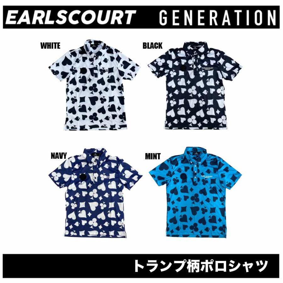 EARLSCOURT アールズコート ゴルフウェア ポロシャツ TRAMP 半袖 メンズ かっこいい EC-G035 お取り寄せ商品
