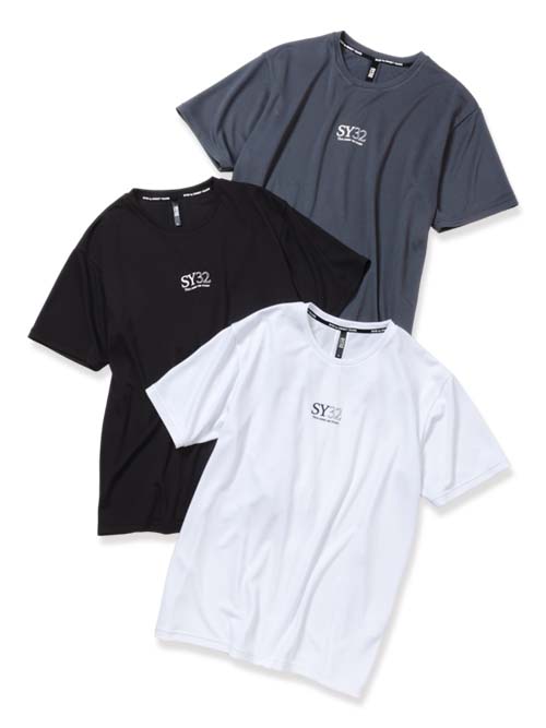 【最大10%OFFクーポン＋最大ポイント10倍】SY32 by SWEET YEARS ロゴ メッシュ Tシャツ 半袖 メンズ ブランド おしゃれ かっこいい ゴルフ スポーツ サッカー 14361 お取り寄せ商品｜Lifestyle Select Store TrueS
