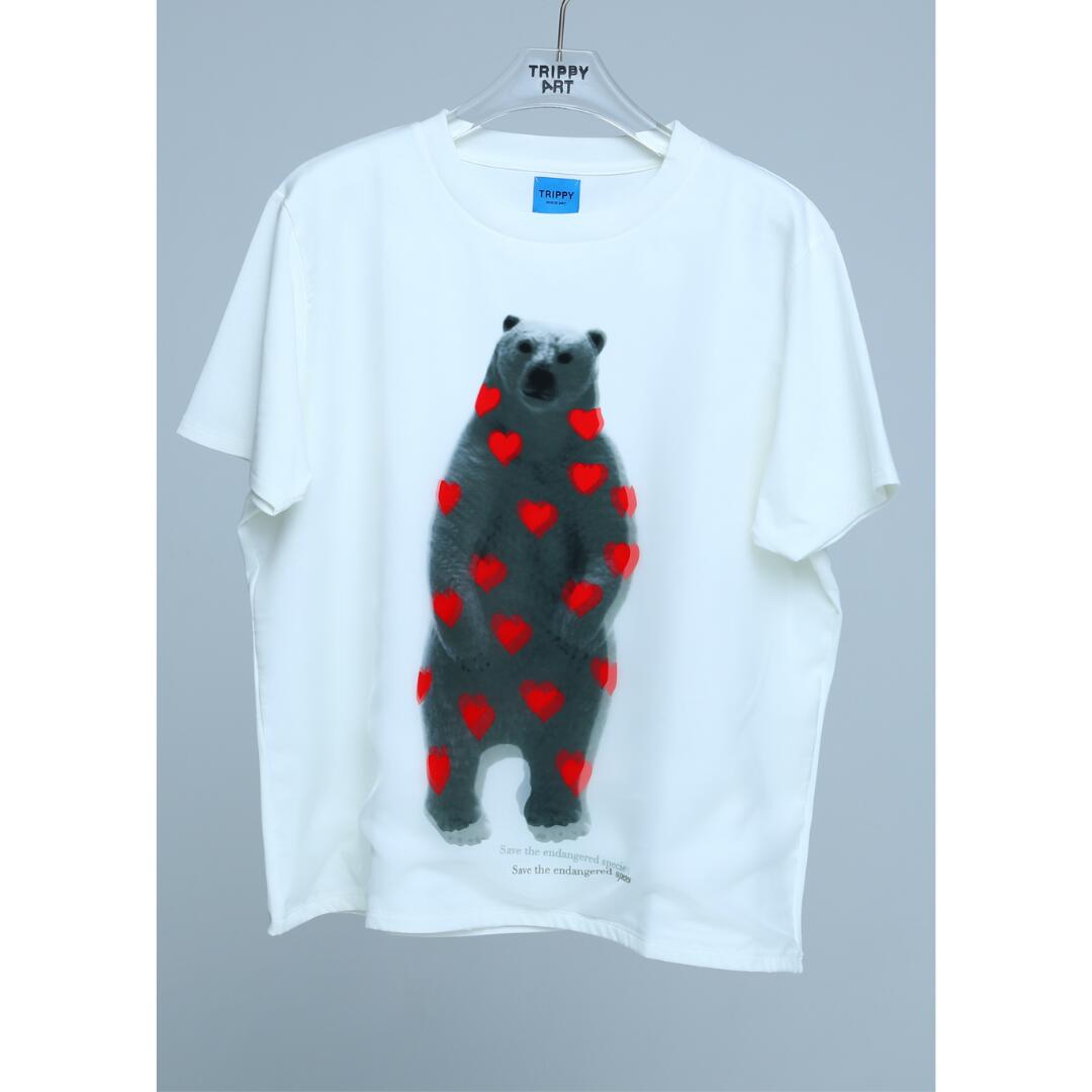 TRIPPY MIKIO ART  プルオーバー メンズ レディース ブランド名 今めかしい RED LIST BEAR MX-1440 【お取り寄せ】