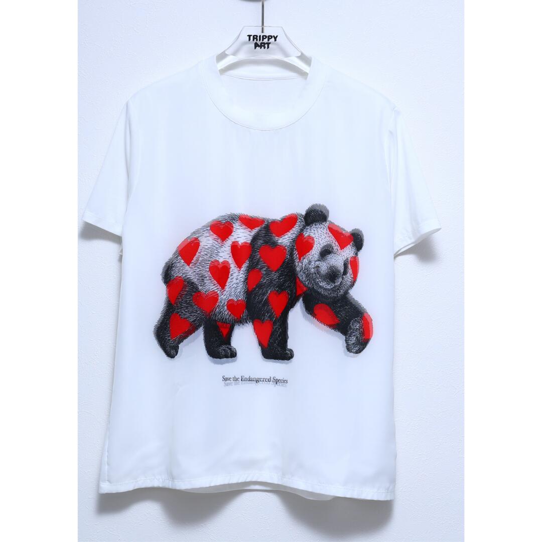 TRIPPY MIKIO ART  プルオーバー メンズ レディース ブランド名 今めかしいRED LIST PANDA MX-1459 【お取り寄せ】