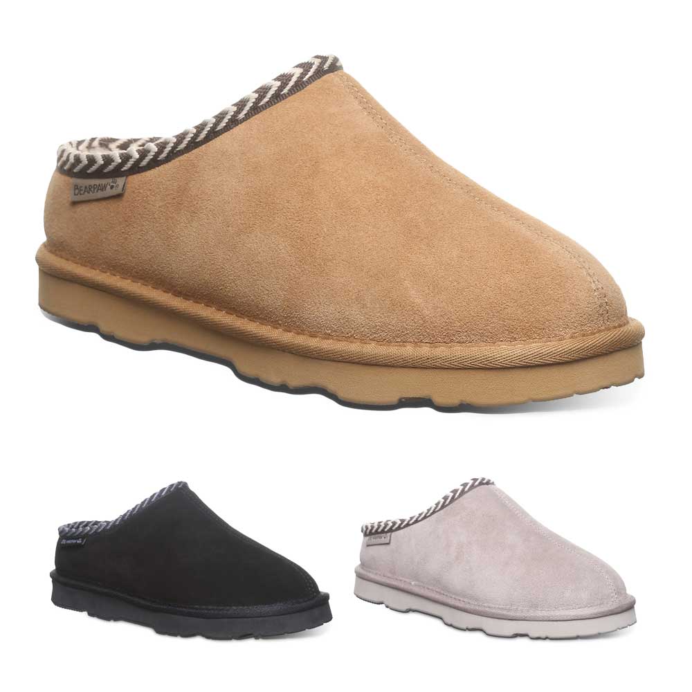 【最大10%OFFクーポン+最大ポイント10倍】BEARPAW スリッパ ムートン レディース おしゃれ ブランド ルームサンダル 外履き2973W TABITHA【お取り寄せ】|Lifestyle Select Store TrueS
