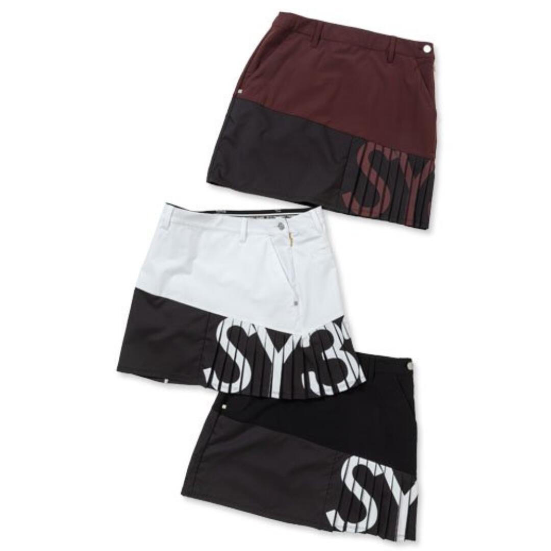 SY32 by SWEET YEARS ゴルフお召しもの スコート 筋目 雅びやか レディース 今めかしい 愛くるしげ ブランド名 SYG-23A04W お取り寄せ