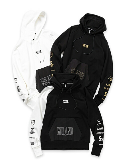 【~10%OFF引き換え証\u0026尖んがり最大限度10倍】SY32 by SWEET YEARS パーカー 汗水 メンズ ティーシャツ ブランド名 今めかしい かっこいい ゴルフ 運動競技 蹴球 メンズ 13502 お取り寄せ商いもの