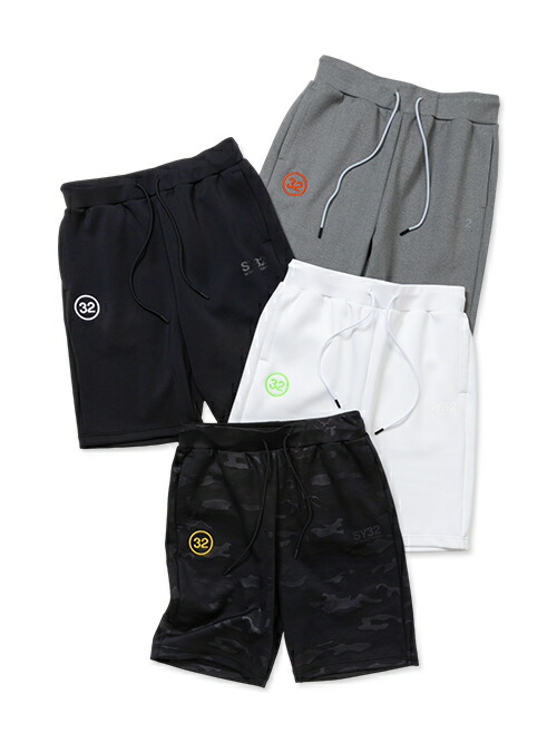 SY32 by SWEET YEARS ダンボールニット ショートパンツ メンズ ブランド おしゃれ ゴルフ スポーツ 14117 お取り寄せ商品