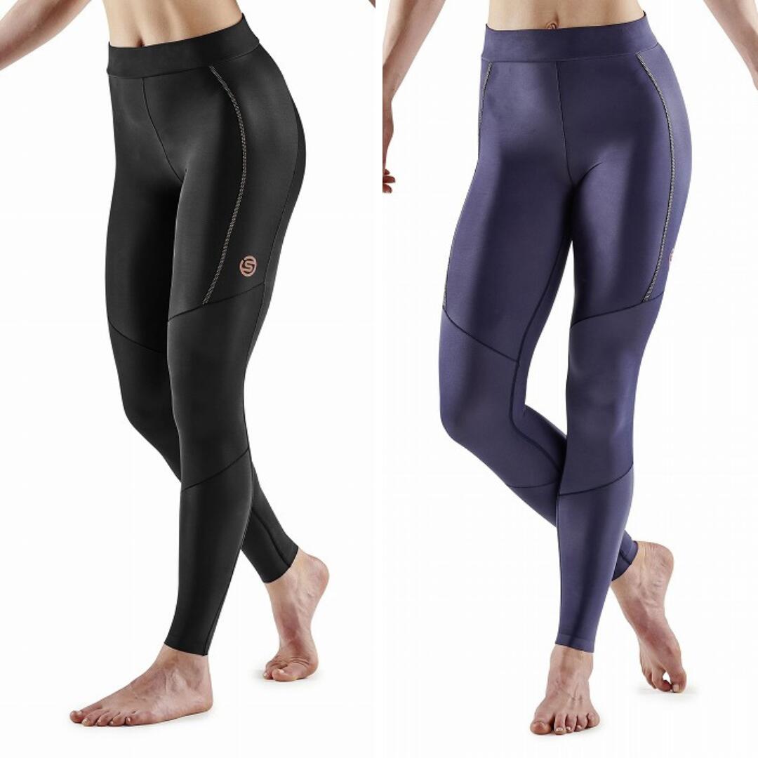 お取り寄せ skins スキンズ ロングパンツ タイツ レディース おしゃれ ブランド コンプレッション ゴルフ スポーツ トレーニング ウェア 18271510 series5