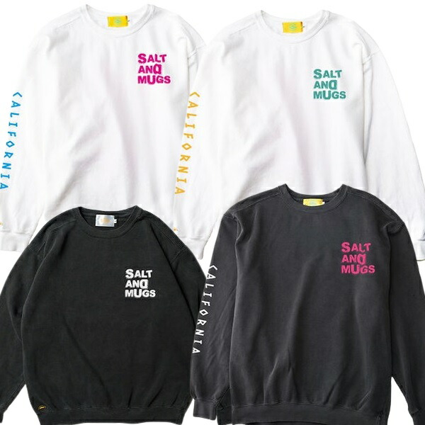 SALT\u0026MUGS 調教師 汗水 メンズ レディース 今めかしい ブランド名 ティーシャツ. Tropical Crew SM20-SWT-001
