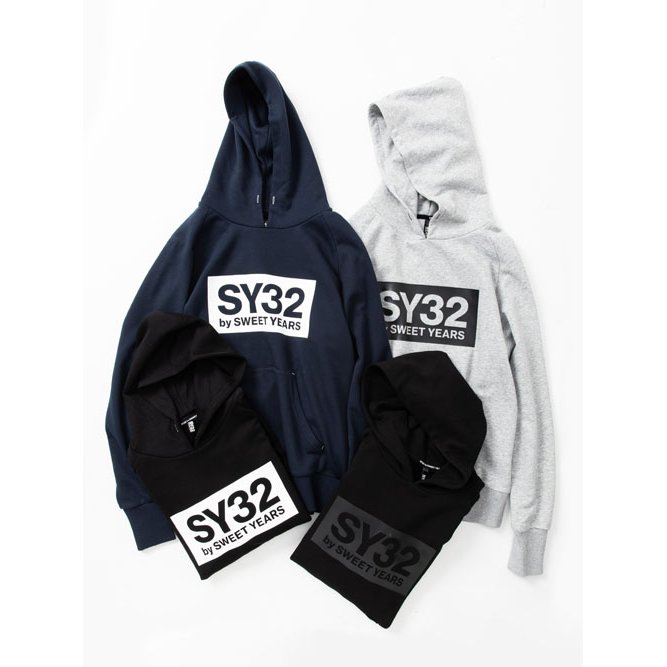SY32 by SWEET YEARS スエット パーカー ブランド おしゃれ レギュラー セットアップ TNS1704-2