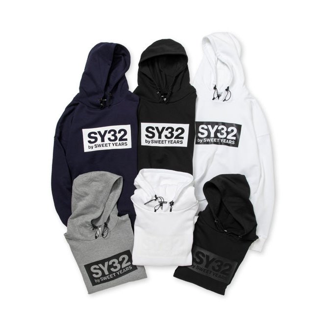 SY32 by sweetyears パーカー メンズ レディース おしゃれ ブランド スポーツ ビックシルエット ゴルフ TNS1749
