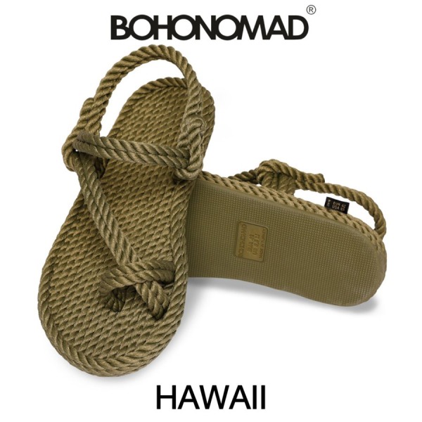 ボホノマド BOHONOMAD サンダル メンズ 18％OFF 歩きやすい おしゃれ Hawaii 大きな割引 ブランド KHAKI
