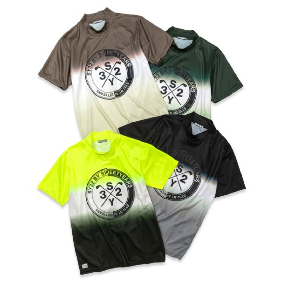 お取り寄せ SY32 by SWEET YEARS Tシャツ 半袖 モックシャツ メンズ ゴルフウェア おしゃれ ブランド SYG-24S27｜Lifestyle Select Store TrueS