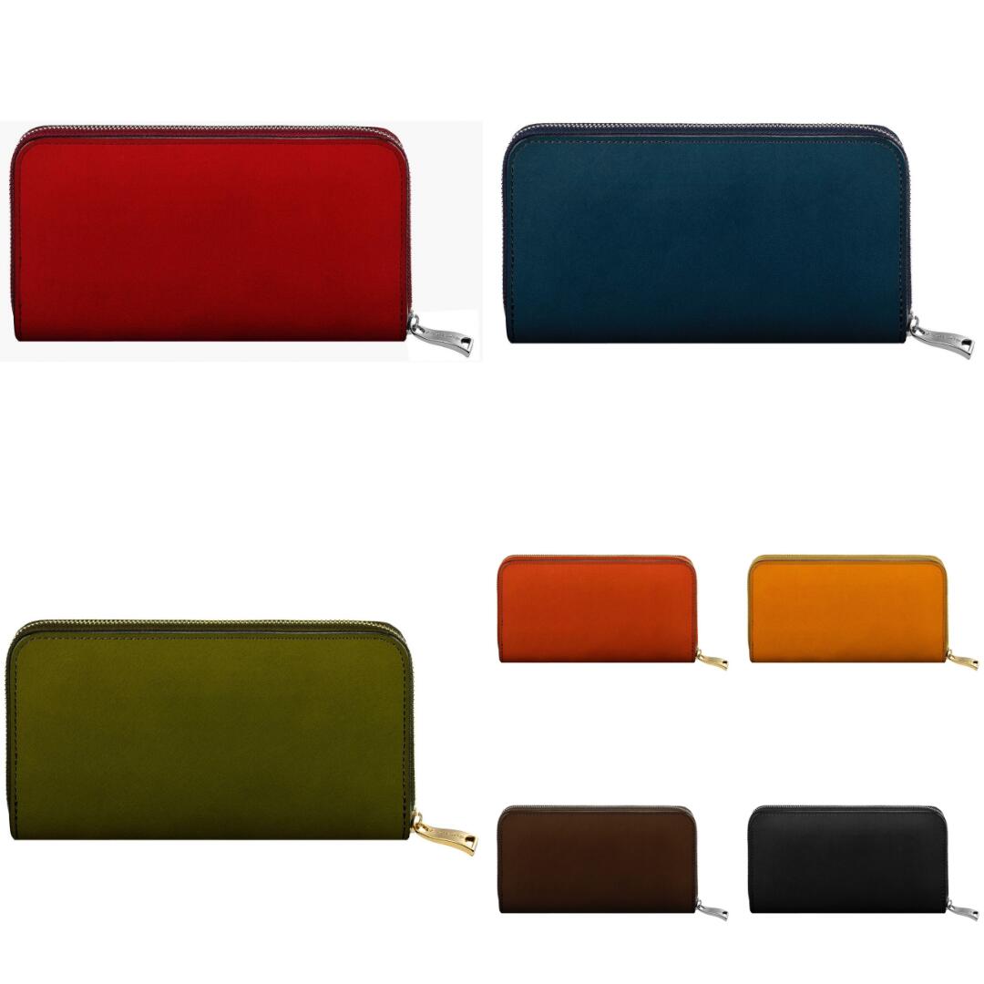 【~10%OFFクーポン券\u0026尖んがり最大限度10倍】Lilyleather Design リリーレザーデザイン ラウンドチャック 長銭入れ BOX御釣り入れ印字機 飾り気の無い