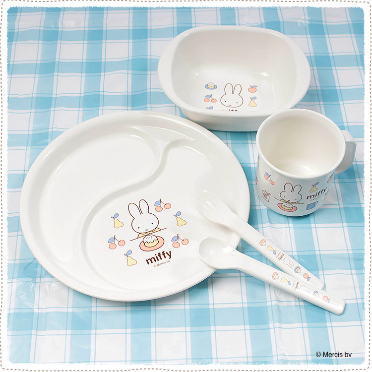 楽天市場 日本製 ミッフィー Miffy ベビー食器セット ランチ皿 鉢 カップ ベビースプーン フォーク 電子レンジ対応 食洗機対応 ベビー 新生児 赤ちゃん 子供 男の子 女の子 離乳食 食事 ベビー用品 出産祝い 出産ギフト プレゼント ライフスタイルベビー
