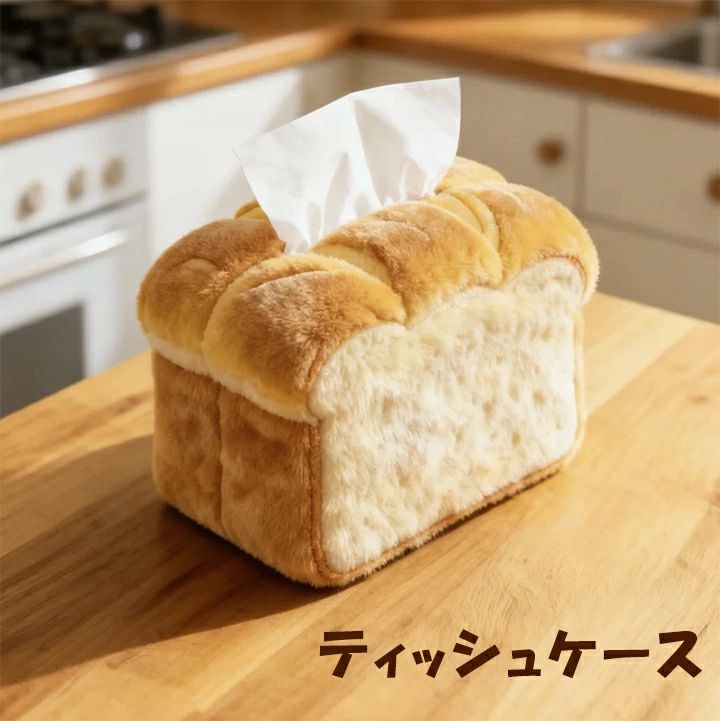 好いたらしいティッシュボックス席  ぬいぐるみ食麺麭 しゃれ 室内装飾  今めかしい   貨物輸送無料 食麺麭ティッシュ容れもの  容れもの ティッシュ容れもの