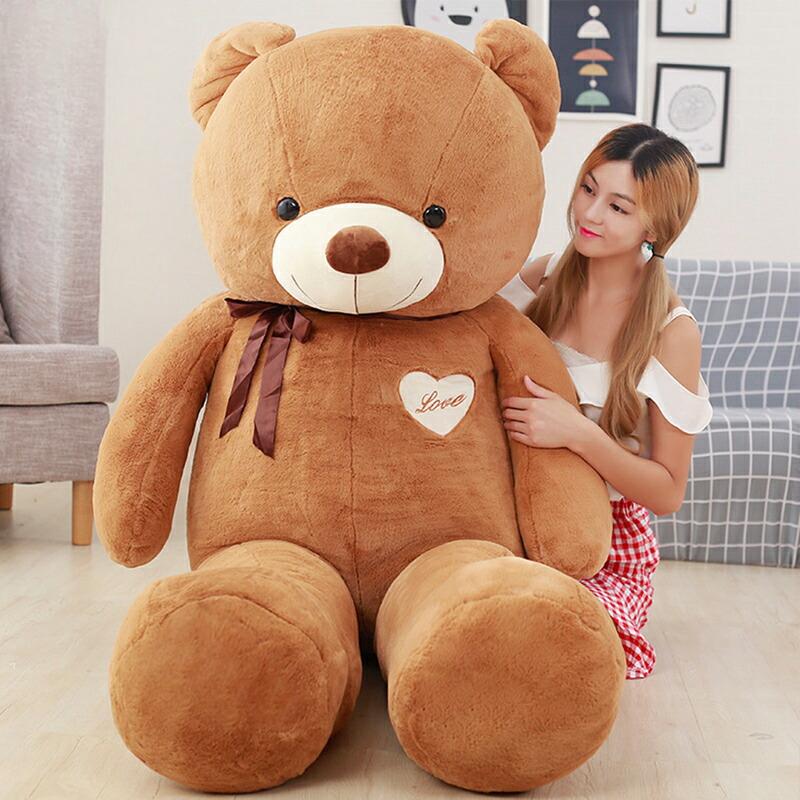 熊のぬいぐるみ 抱き枕 ぬいぐるみ好いたらしい テディベア 熊 毛の荒物 気が大きい ふわふわ80 100 120 140糎抱きぐるみ 抱枕 愛くるしげ 今めかしい 柔 生まれ落ちる日差し上げ物ふわとろ 御姉さん