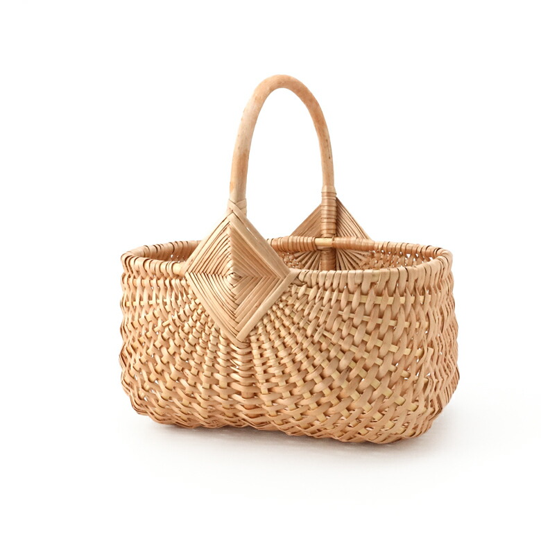 ラトビア スクエアバスケット マッシュルームバスケット M リガ 手作り 北欧 北欧 バスケット 手作り リガ ラトビアのかご ヤナギ カゴバッグ くらすかたち 店ラトビア やなぎ かごバッグ かご 手さげバスケット 収納 スクエアバスケット Mサイズ