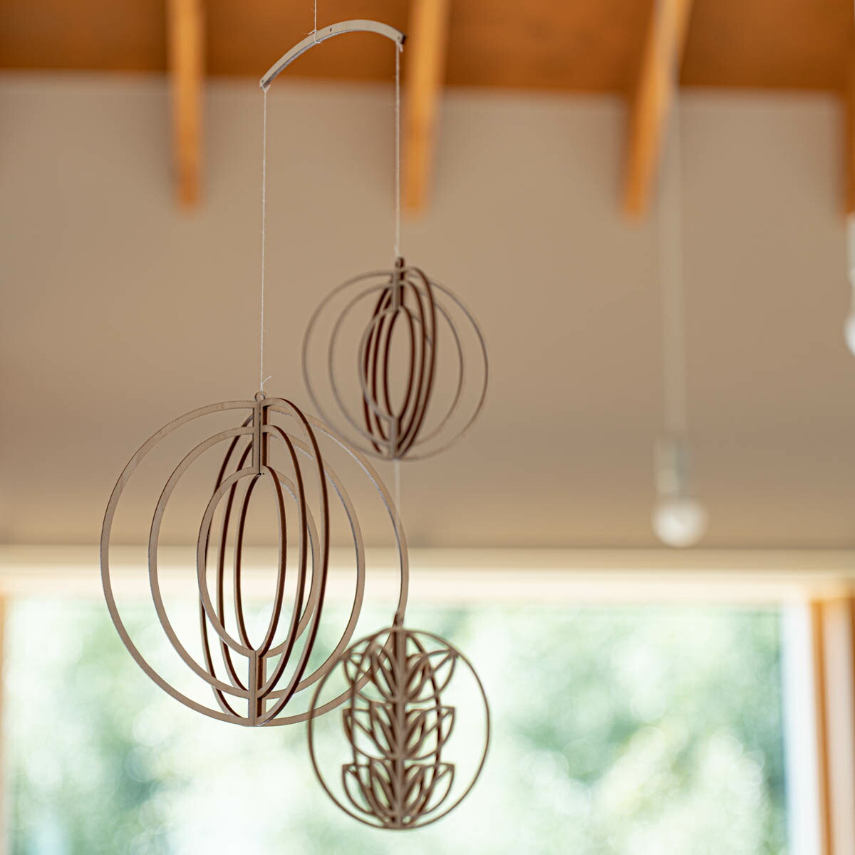 木製カラフルストリップモビール 楽天市場】北欧 木製 モビール 白樺 kito パーツ モビールスティックL