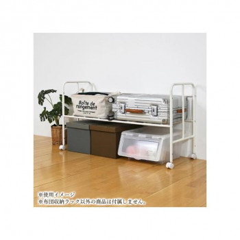フクダクラフト 布団収納ラック1段奥行40cm ホワイト SH-CS4065 WH【送料無料】