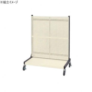 サカエ ラックシステム パンチングパネルタイプ 移動式 892×550×1165mm PLS-2PDR【送料無料】