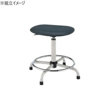 \今だけ!エントリーでポイント5倍!/ サカエ 作業用ワークチェアー 固定式 背もたれ無し 390×380×470mm S3P-BKN【送料無料】|LifeUp