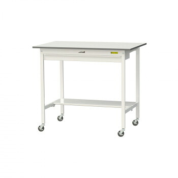 ＼今だけ！エントリーでポイント5倍！／ 山金工業(YamaTec) SUPHC-1275WT-WW ワークテーブル 150シリーズ 移動(H1036mm)(半面棚板・ワイド引出し付き)【送料無料】｜LifeUp