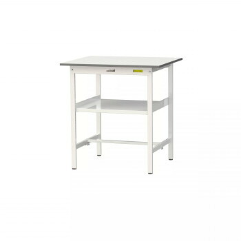 \今だけ!エントリーでポイント5倍!/ 山金工業(YamaTec) SUPH-975F-WW+UK-900-W ワークテーブル 150シリーズ 固定(H950mm)(中間棚板付き)+150シリーズ用架台【送料無料】|LifeUp