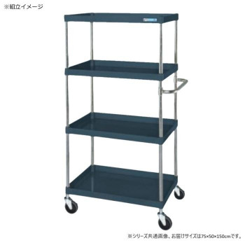 ＼今だけ！エントリーで尖んがり5倍！／ サカエ CSパール手押し車中量印字機 うす暗い薄墨色 CSP-75154SED【貨物輸送無料】
