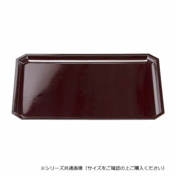 福井クラフト　尺6隅切木目盆 新溜SL 17415750【送料無料】