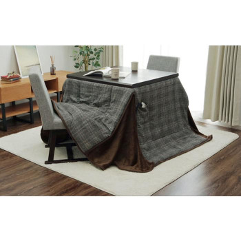 こたつ掛け布団 ハイタイプ 長方形 ツイード調 約235×235cm グレー 6829679【送料無料】