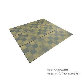 ＼今だけ！エントリーでポイント5倍！／ ブロック　ラグタイプ　LGY　140&times;200cm　1050970302303【送料無料】｜LifeUp 9,081円