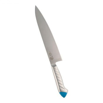 下村工業　龍治　ステンカラー　牛刀包丁　24cm　ブルー　ALY8819【送料無料】