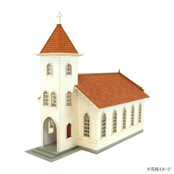 みにちゅあーとキット 情景シリーズ S\u003d1/87・80 教会 MK05-33【送料無料】