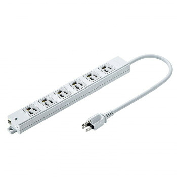 サンワサプライ 工事物件タップ 3P・6個口・0.3m TAP-K6-03【送料無料】