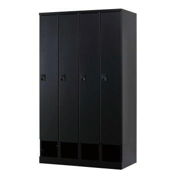 豊國工業 下段オープンタイプ4人用1段 W1050(ダイヤル錠) RLK-TKD410-BMB【送料無料】