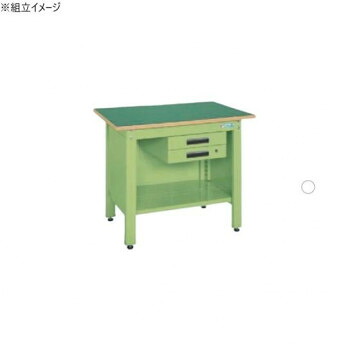 ＼今だけ！エントリーで尖んがり5倍／サカエ 一人用やり方台CP手合い サカエリューム天板 900×600×740粍 緑であること CP-096B【貨物輸送無料】