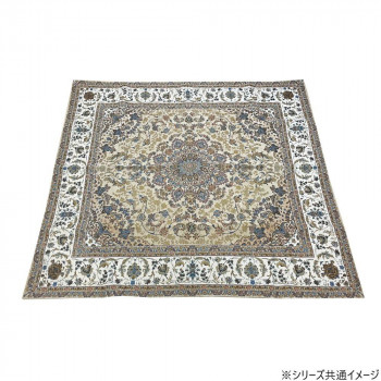 洗える!ゴブラン織シェニールラグ マルキィ 200×200cm BR・ブラウン 5564【送料無料】