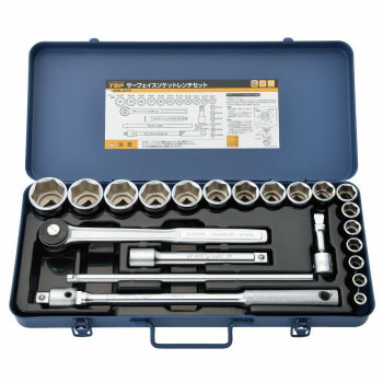 トップ工業(TOP) サーフェイスソケットレンチセット(差込角12.7mm) 22点 SSS-417S【送料無料】
