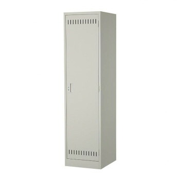 掃除用具ロッカー 開閉表示鍵付 片開タイプ D:515 ニューグレー COM-NSP-A【送料無料】