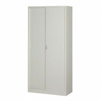 A4対応書庫/D:400タイプ 引違書庫(スチール戸) H1860 棚板4枚付 ニューグレー COM-FS40-G19【送料無料】