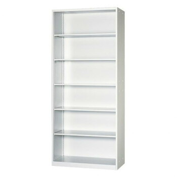 壁面収納家具/D:450・ホワイトタイプ オープン H2100 棚板5枚付 ALPSホワイト色 COM-UAO-W21【送料無料】