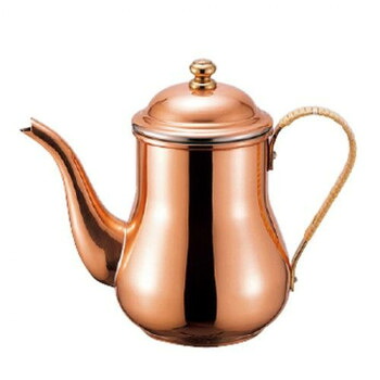 ＼今だけ！エントリーで尖んがり5倍／COPPER100 純銅 コーヒーポット S-830P【貨物輸送無料】