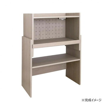 ＼今だけ！エントリーでポイント5倍！／ 日本製組立家具 伸縮キッチンカウンター ゴミ箱収納 レンジ台 CO-CN-80R【送料無料】｜LifeUp