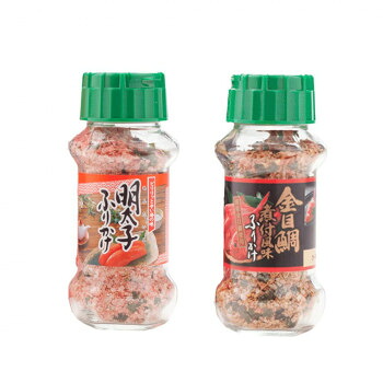 ＼今だけ！エントリーでポイント5倍！／ みなり 明太子ふりかけ 85g・金目鯛煮付風味ふりかけ 80g　各15個セット【送料無料】｜LifeUp