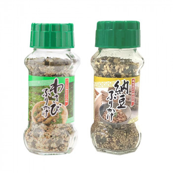 ＼今だけ！エントリーでポイント5倍！／ みなり わさびふりかけ 85g・納豆ふりかけ 85g　各15個セット【送料無料】｜LifeUp
