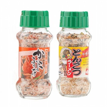 \今だけ!エントリーでポイント5倍!/ みなり かにふりかけ 85g・とんこつラーメンふりかけ 80g 各15個セット【送料無料】|LifeUp
