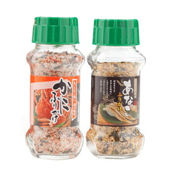 \今だけ!エントリーでポイント5倍!/ みなり かにふりかけ 85g・あなごふりかけ 80g 各15個セット【送料無料】|LifeUp
