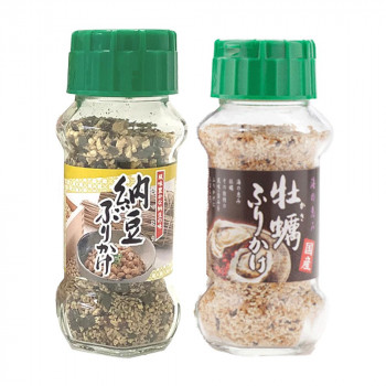 \今だけ!エントリーでポイント5倍!/ みなり 納豆ふりかけ 85g・牡蠣ふりかけ 95g 各15個セット【送料無料】|LifeUp