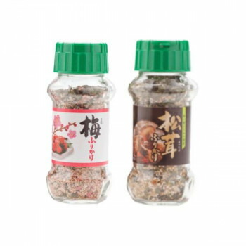\今だけ!エントリーでポイント5倍!/ みなり 梅ふりかけ 85g・松茸ふりかけ 85g 各15個セット【送料無料】|LifeUp